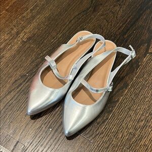 Old Navy Metallic Slingback Flats